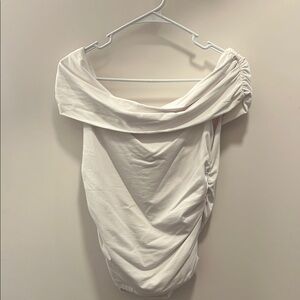 Abercrombie Off-Shoulder White Top